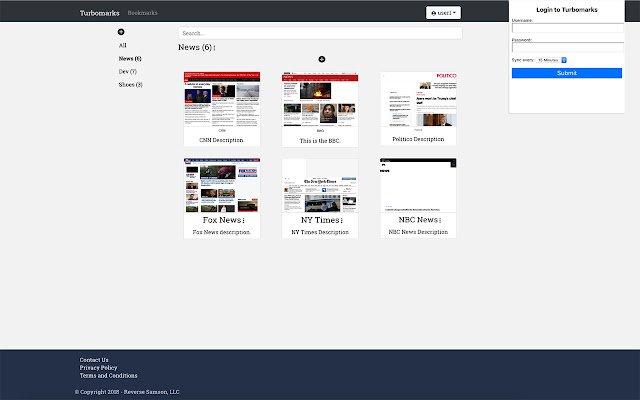 Turbomarks aus dem Chrome-Webshop zur Ausführung mit OffiDocs Chromium online