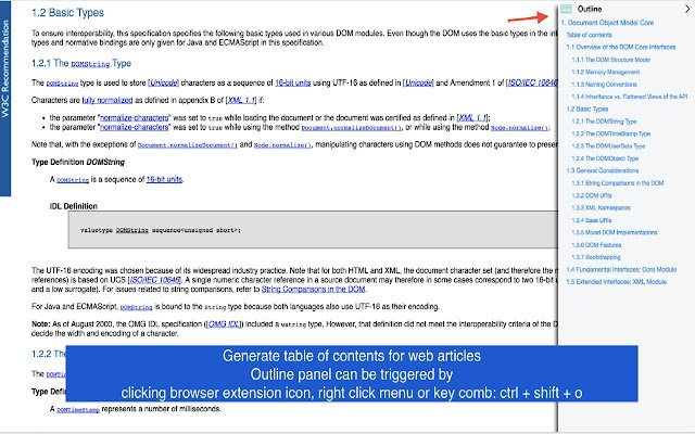 Turbo Outliner mula sa Chrome web store na tatakbo sa OffiDocs Chromium online