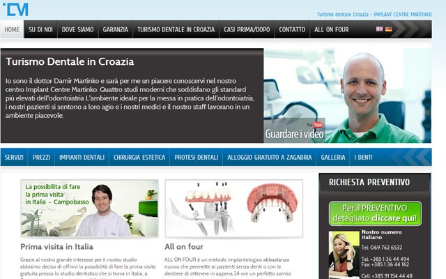 Turismo Dentale Martinko з веб-магазину Chrome буде працювати з OffiDocs Chromium онлайн