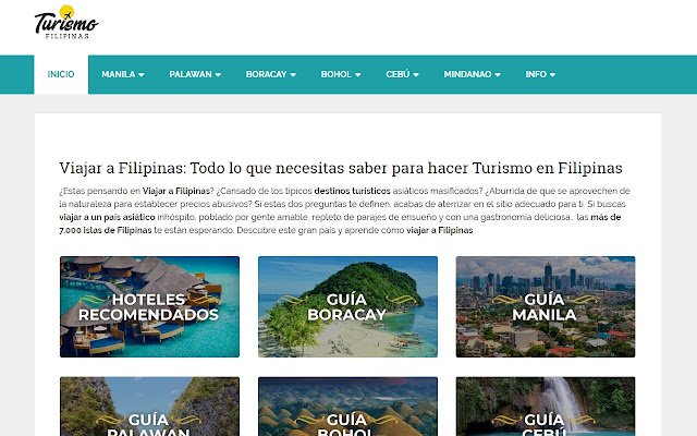 TurismoFilipinas  from Chrome web store to be run with OffiDocs Chromium online