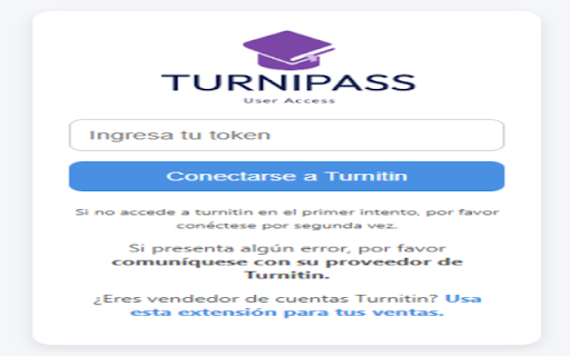 Turnipass Acceso a Turnitin  from Chrome web store to be run with OffiDocs Chromium online