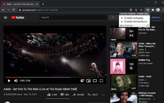 Turn Off YouTube Autoplay Next  Annotations  from Chrome web store to be run with OffiDocs Chromium online