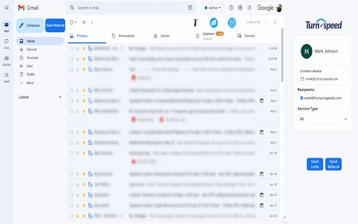 Turnspeed  from Chrome web store to be run with OffiDocs Chromium online