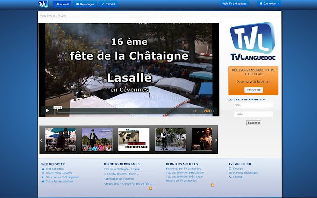 TV Languedoc  from Chrome web store to be run with OffiDocs Chromium online