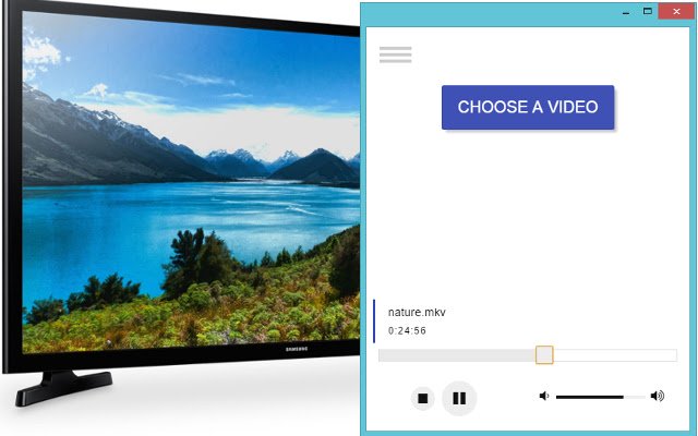 Le flux TV depuis la boutique en ligne Chrome doit être exécuté avec OffiDocs Chromium en ligne