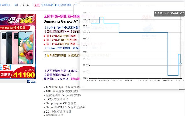 TWBuyer.info 電商歷史價格查詢工具  from Chrome web store to be run with OffiDocs Chromium online