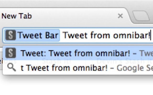 Tweet Bar  from Chrome web store to be run with OffiDocs Chromium online