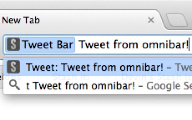 Chrome ウェブストアの Tweet Bar を OffiDocs Chromium オンラインで実行