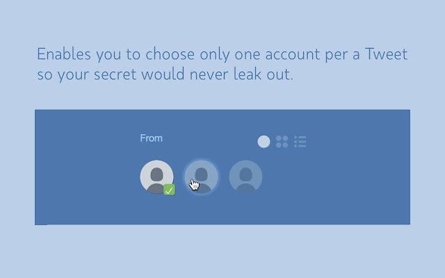 TweetDeck Accounts Switcher  from Chrome web store to be run with OffiDocs Chromium online