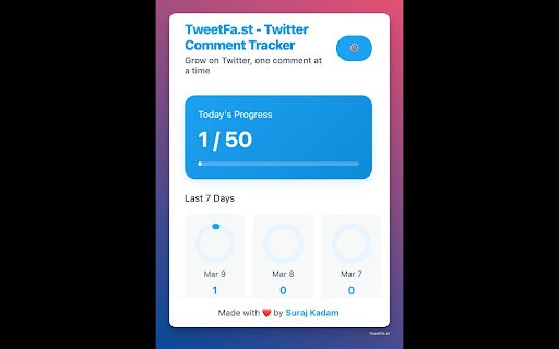 TweetFa.st  from Chrome web store to be run with OffiDocs Chromium online