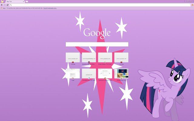 Twilight Sparkle  from Chrome web store to be run with OffiDocs Chromium online