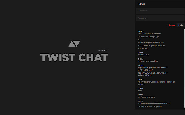 Twist Chat depuis la boutique en ligne Chrome doit être exécuté avec OffiDocs Chromium en ligne