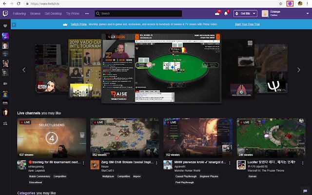 Twitch AutoRefresher (Error #2000)  from Chrome web store to be run with OffiDocs Chromium online