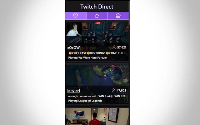 Twitch Direct 来自 Chrome 网上商店，可与 OffiDocs Chromium 在线运行