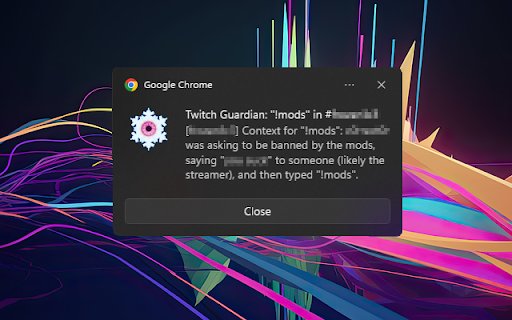 Twitch Guardian  from Chrome web store to be run with OffiDocs Chromium online