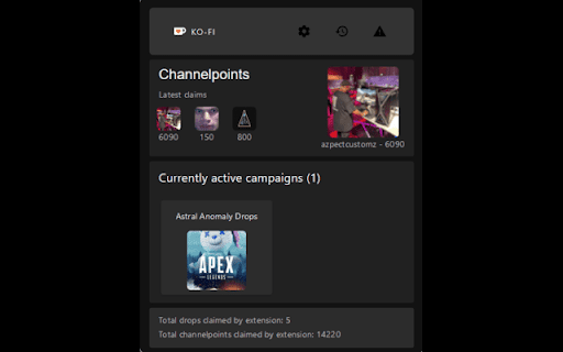 Twitch Inventory Claimer  from Chrome web store to be run with OffiDocs Chromium online