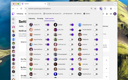 Twitch Live Chime  from Chrome web store to be run with OffiDocs Chromium online
