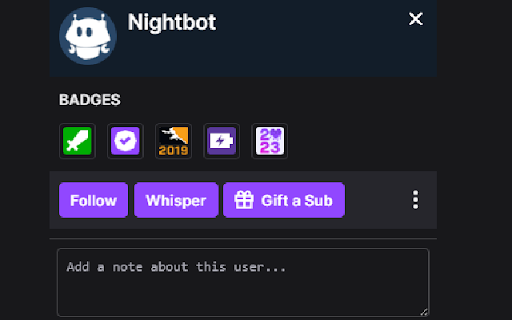Twitch Notes  from Chrome web store to be run with OffiDocs Chromium online