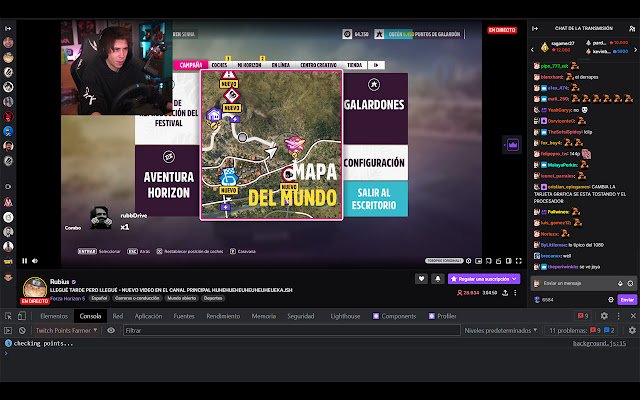 Twitch Points Farmer (Autoclicker) da Chrome Web Store para ser executado com o OffiDocs Chromium online