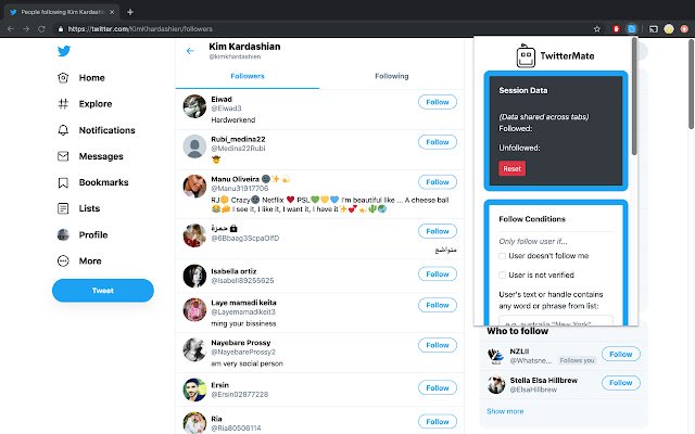 Twitter Automate vanuit de Chrome-webwinkel om uit te voeren met OffiDocs Chromium online
