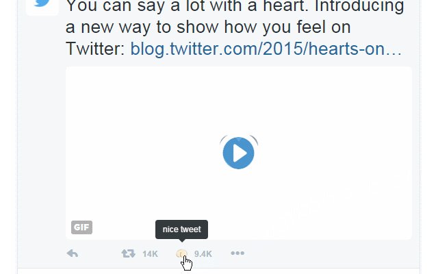 Twitter Hearts To Farts מחנות האינטרנט של Chrome להפעלה עם OffiDocs Chromium באינטרנט