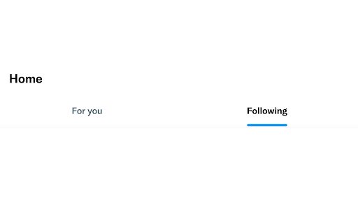 Twitter no foryou  from Chrome web store to be run with OffiDocs Chromium online