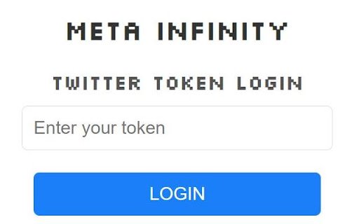 Twitter Token Login  from Chrome web store to be run with OffiDocs Chromium online