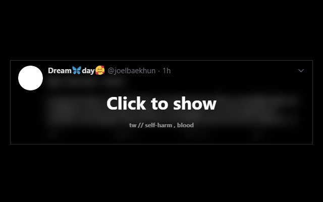 Twitter TW Blocker  from Chrome web store to be run with OffiDocs Chromium online