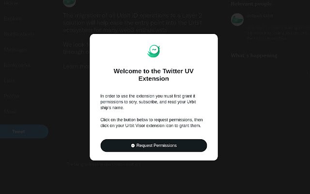 Twitter UV da Chrome Web Store será executado com OffiDocs Chromium online