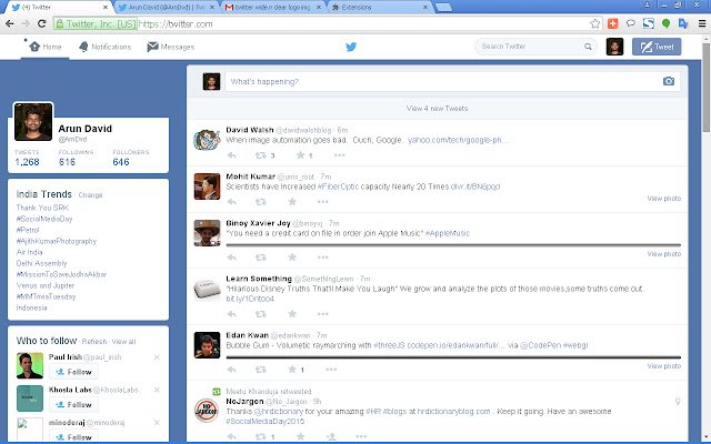 Twitter Wide and Clear จาก Chrome เว็บสโตร์ที่จะรันด้วย OffiDocs Chromium ออนไลน์