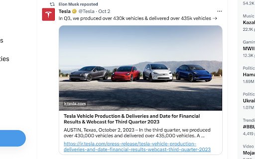 Twitter/X Meta  from Chrome web store to be run with OffiDocs Chromium online