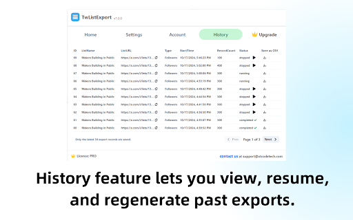 TwListExport export Twitter/X List followers and members  from Chrome web store to be run with OffiDocs Chromium online