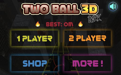 Two Ball 3D Dark Game  from Chrome web store to be run with OffiDocs Chromium online