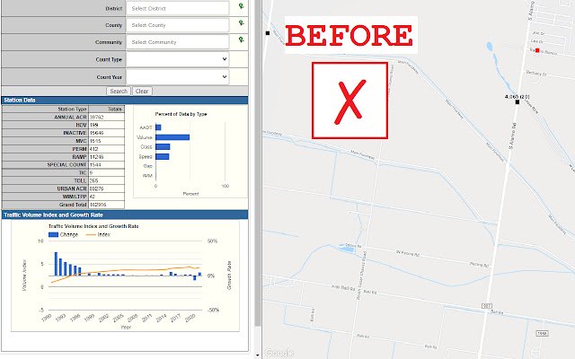TXDoT Show Local ID  from Chrome web store to be run with OffiDocs Chromium online