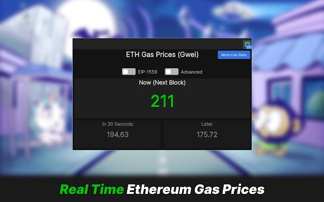 TxStreet ETH-gasprijzen van de Chrome-webwinkel voor gebruik met OffiDocs Chromium online
