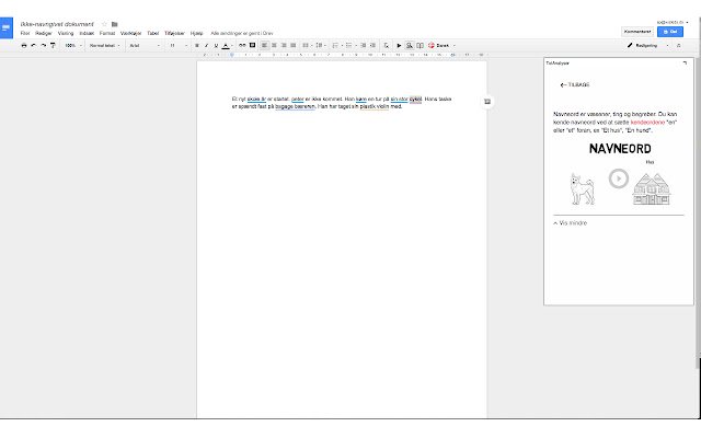 TxtAnalyser  from Chrome web store to be run with OffiDocs Chromium online