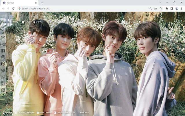 TXT Wallpaper HD כרטיסייה חדשה מחנות האינטרנט של Chrome להפעלה עם OffiDocs Chromium באינטרנט