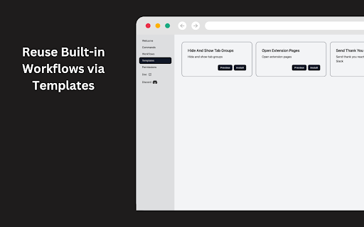 Typee A Browser Command Line  Workflow Automation Tool  from Chrome web store to be run with OffiDocs Chromium online