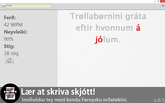TypeWriter mula sa Chrome web store na tatakbo sa OffiDocs Chromium online
