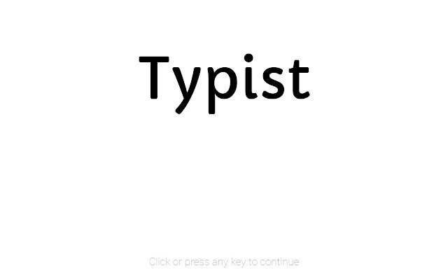 Typist من متجر Chrome الإلكتروني ليتم تشغيله باستخدام OffiDocs Chromium عبر الإنترنت