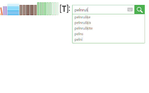 Tēzaurs Plus  from Chrome web store to be run with OffiDocs Chromium online