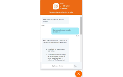 U Assist SAP Ariba Assistant  from Chrome web store to be run with OffiDocs Chromium online