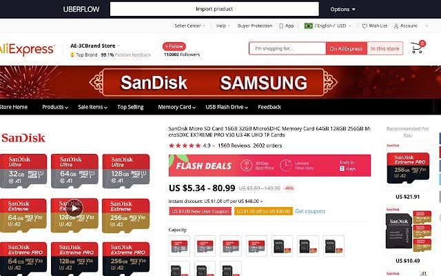 UberFlow DropShipping  from Chrome web store to be run with OffiDocs Chromium online