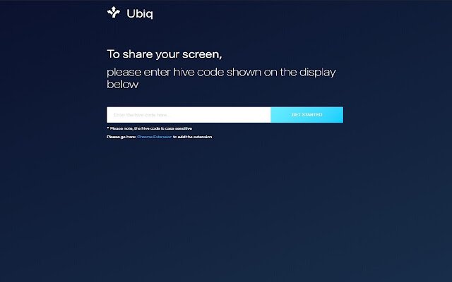 Ubiq  from Chrome web store to be run with OffiDocs Chromium online