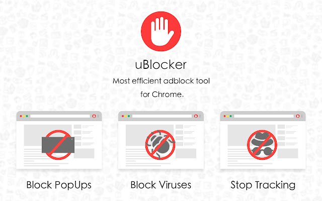 uBlocker Ad Block Tool for Chrome  from Chrome web store to be run with OffiDocs Chromium online