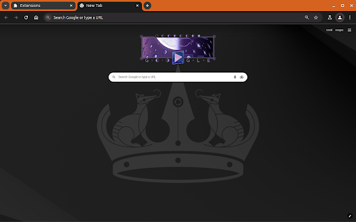 Ubuntu Noble Numbat Dark  from Chrome web store to be run with OffiDocs Chromium online