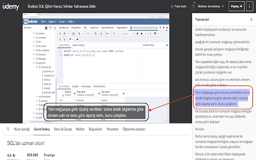 Udemy Caption Locker  from Chrome web store to be run with OffiDocs Chromium online