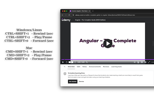 Udemy Playback Control from Chrome web store to be run with OffiDocs Chromium online Udemy Playback Control from Chrome web store to be run with OffiDocs Chromium online