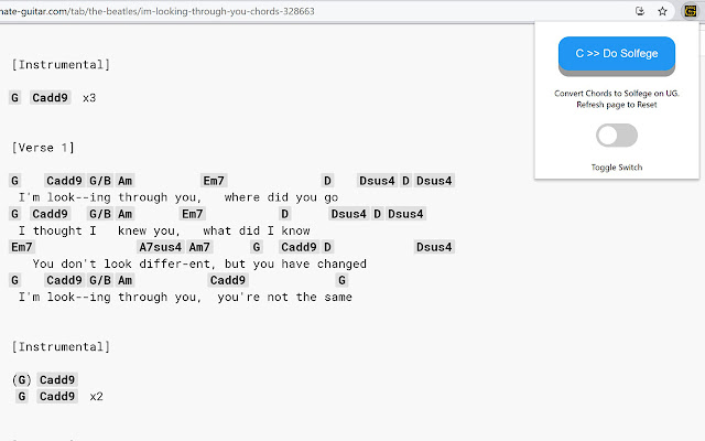 UG2 Solfege  from Chrome web store to be run with OffiDocs Chromium online