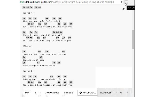 UG Chords to Flats מחנות האינטרנט של Chrome להפעלה עם OffiDocs Chromium באינטרנט